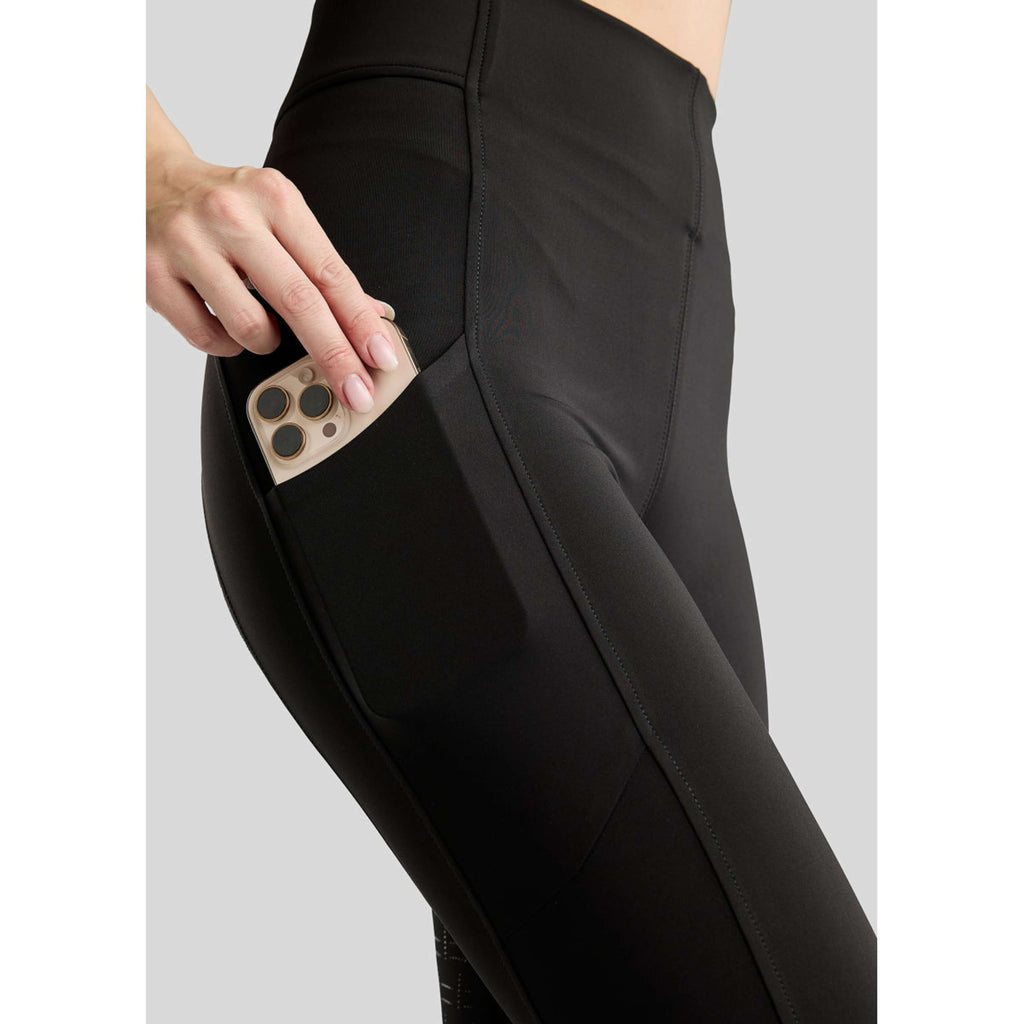 Montar Legging de Equitación MoFair Full Grip Negro
