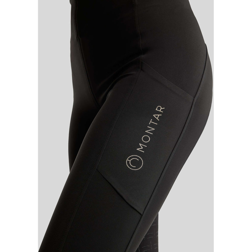 Montar Legging de Equitación MoFair Full Grip Negro
