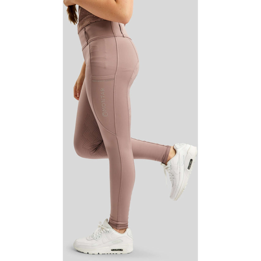 Montar Legging de Equitación MOEverlisa Kids Full Grip Blush