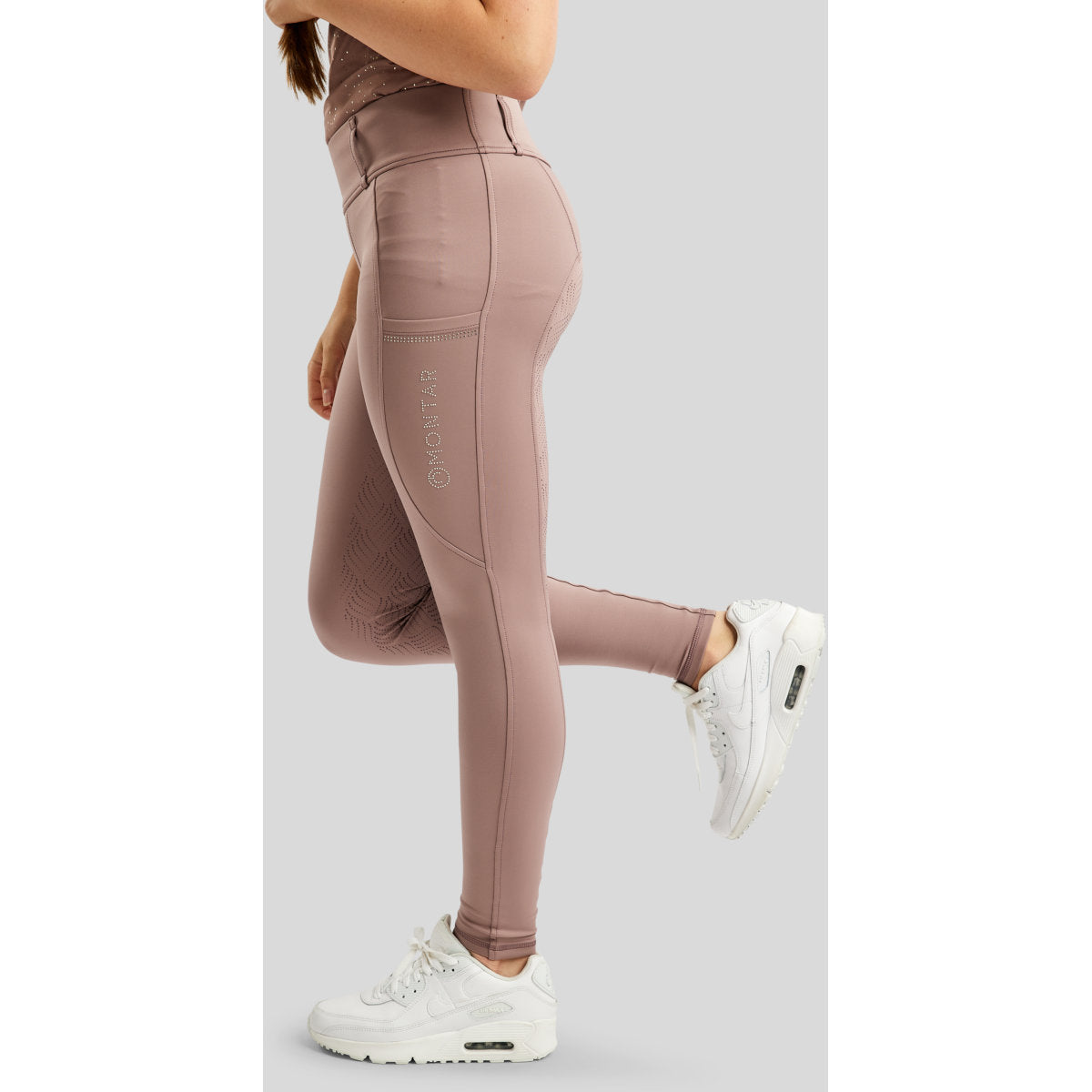 Montar Legging de Equitación MOEverlisa Kids Full Grip Blush