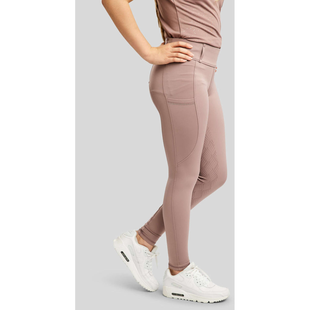 Montar Legging de Equitación MOEverlisa Kids Full Grip Blush