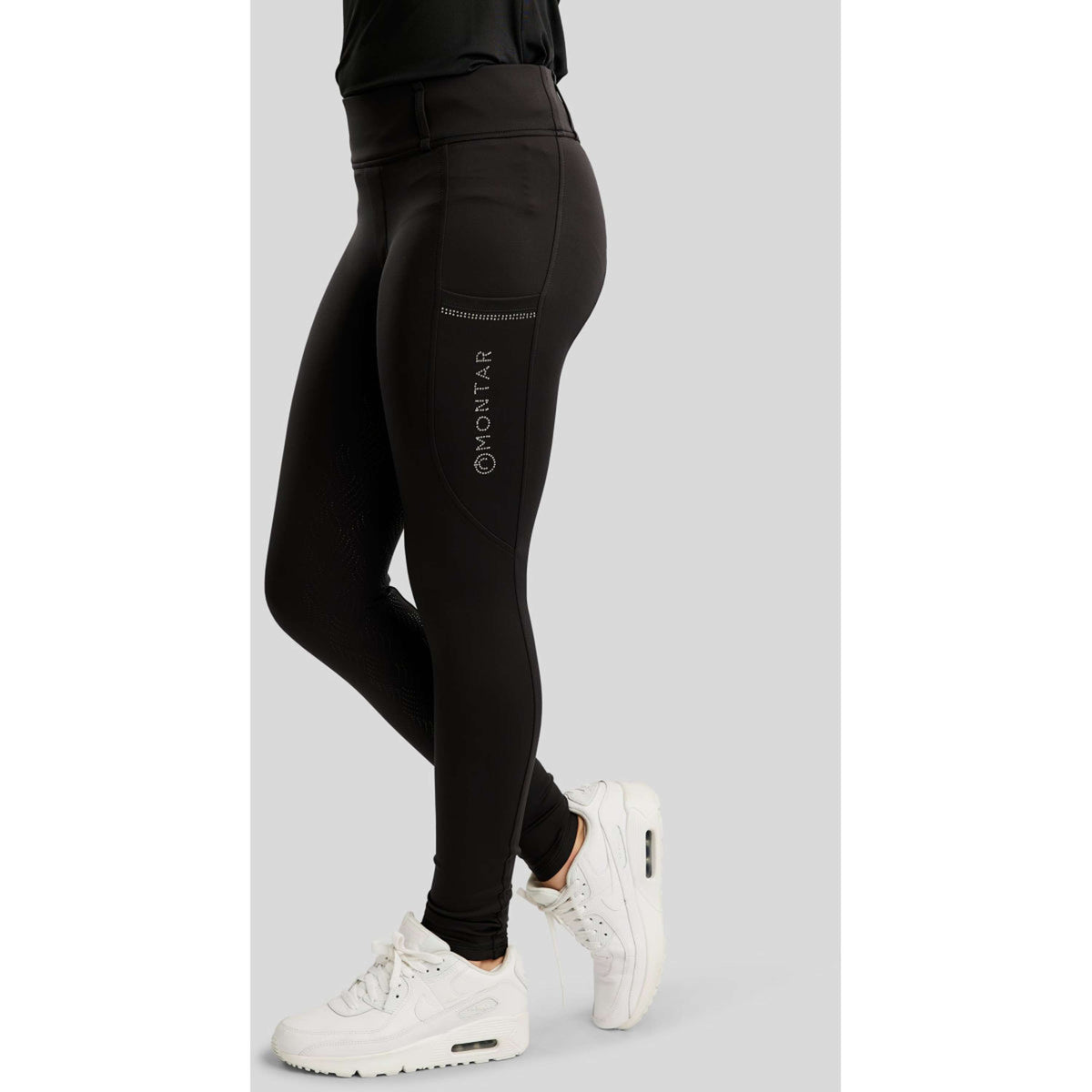 Montar Legging de Equitación MOEverlisa Kids Full Grip Negro