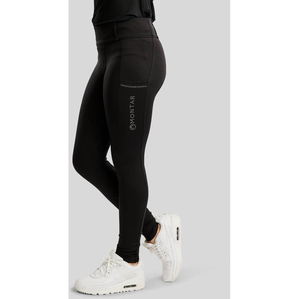 Montar Legging de Equitación MOEverlisa Kids Full Grip Negro