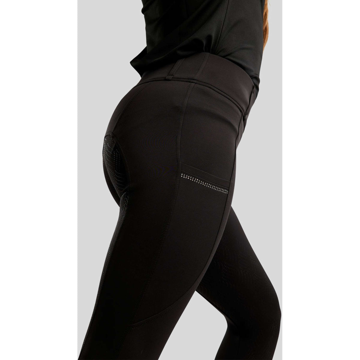 Montar Legging de Equitación MOEverlisa Kids Full Grip Negro