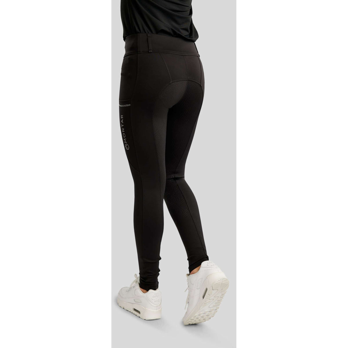 Montar Legging de Equitación MOEverlisa Kids Full Grip Negro