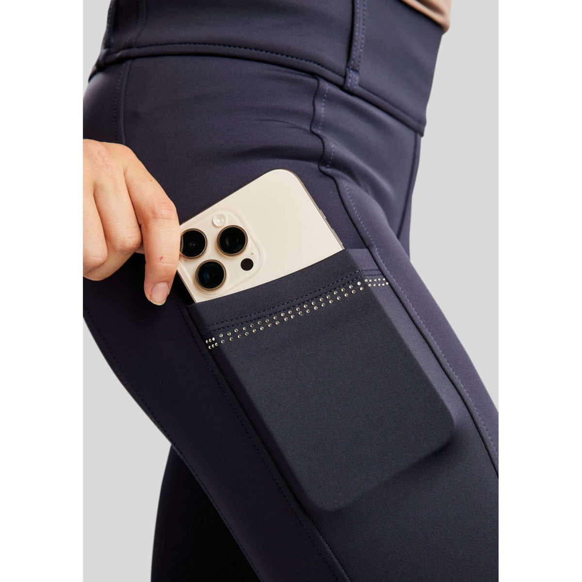 Montar Legging de Equitación MOEverlisa Kids Full Grip Navy