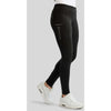 Montar Legging de Equitación MoEverline Hybrid Golden Quartz Crystals Kids Full Grip Negro