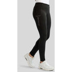 Montar Legging de Equitación MoEverline Hybrid Golden Quartz Crystals Kids Full Grip Negro