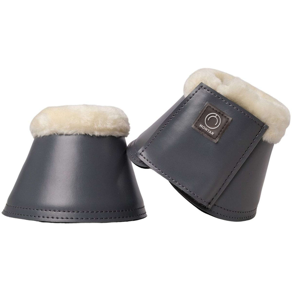 Montar Botas de Campana PU Leather Gris