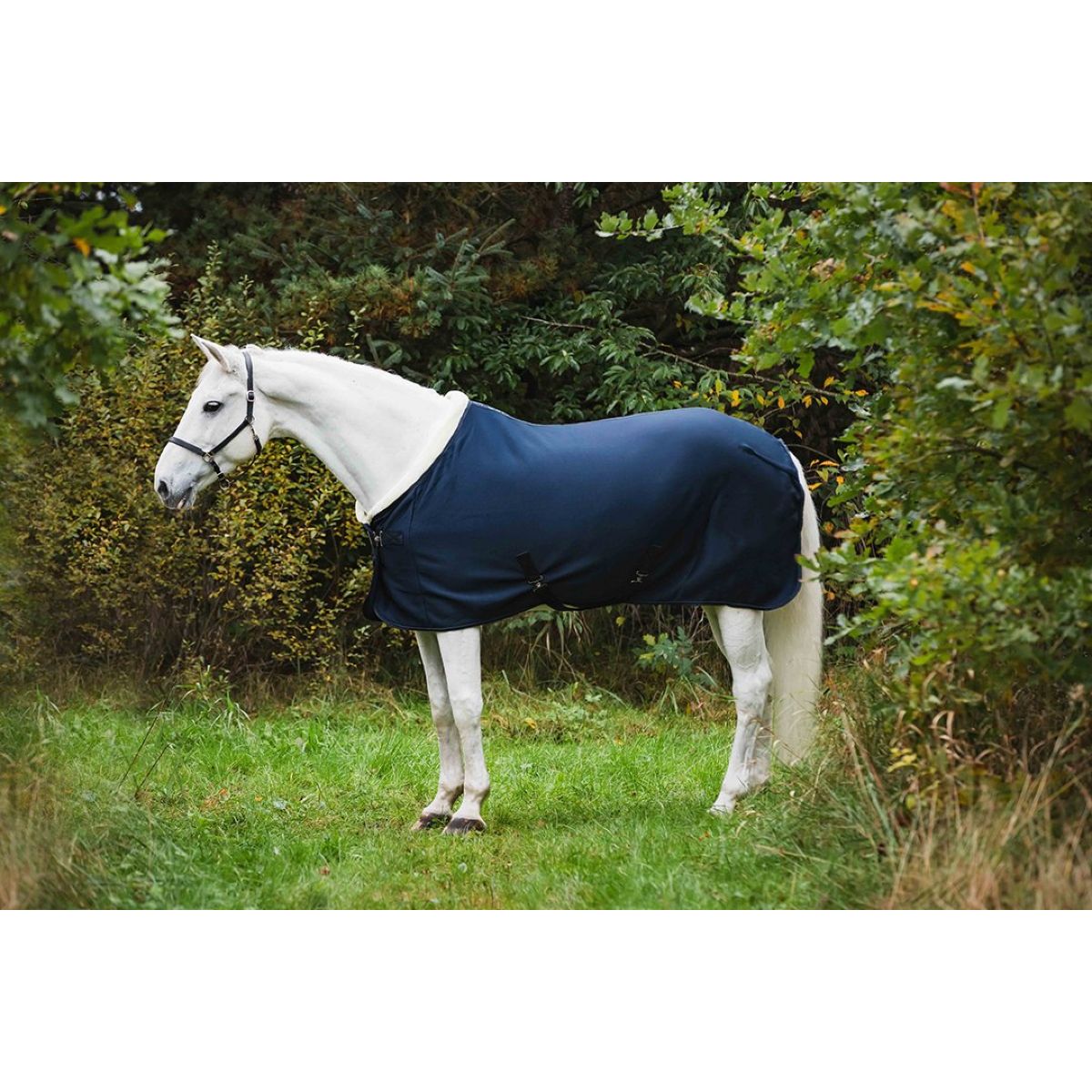 Montar Manta de Forro Polar Softshell Navy