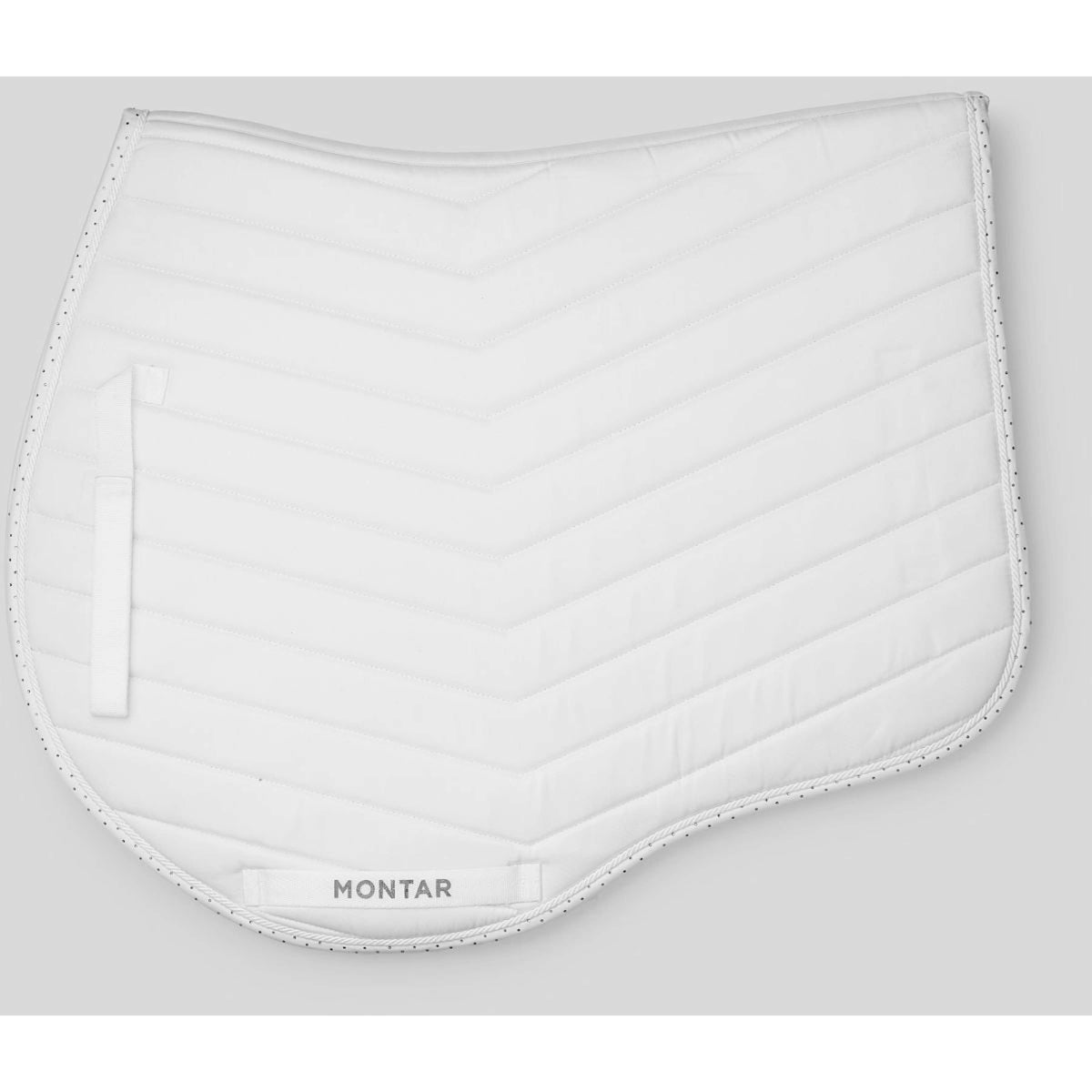 Montar Mantilla Fair Gun Metal Crystals saltando Blanco