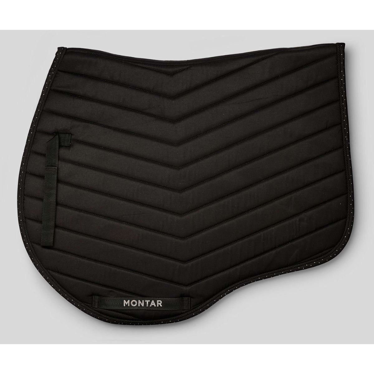 Montar Mantilla Fair Gun Metal Crystals saltando Negro