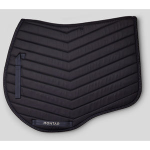 Montar Mantilla Fair Gun Metal Crystals saltando Navy