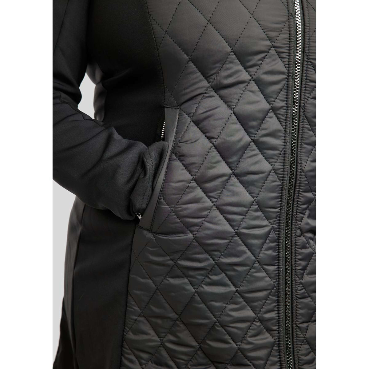 Montar Jack MoQuinn Quilted Long Negro