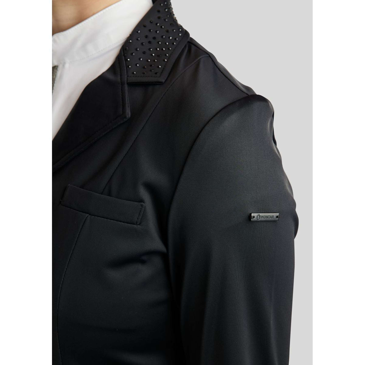 Montar Chaqueta de Competición Doma Corta Negro