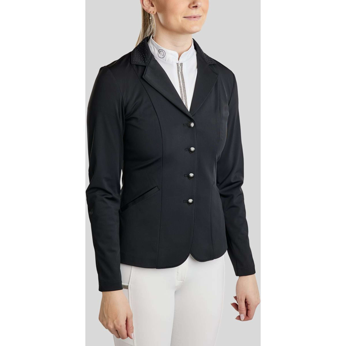 Montar Chaqueta de Competición Bonnie Crystal Negro