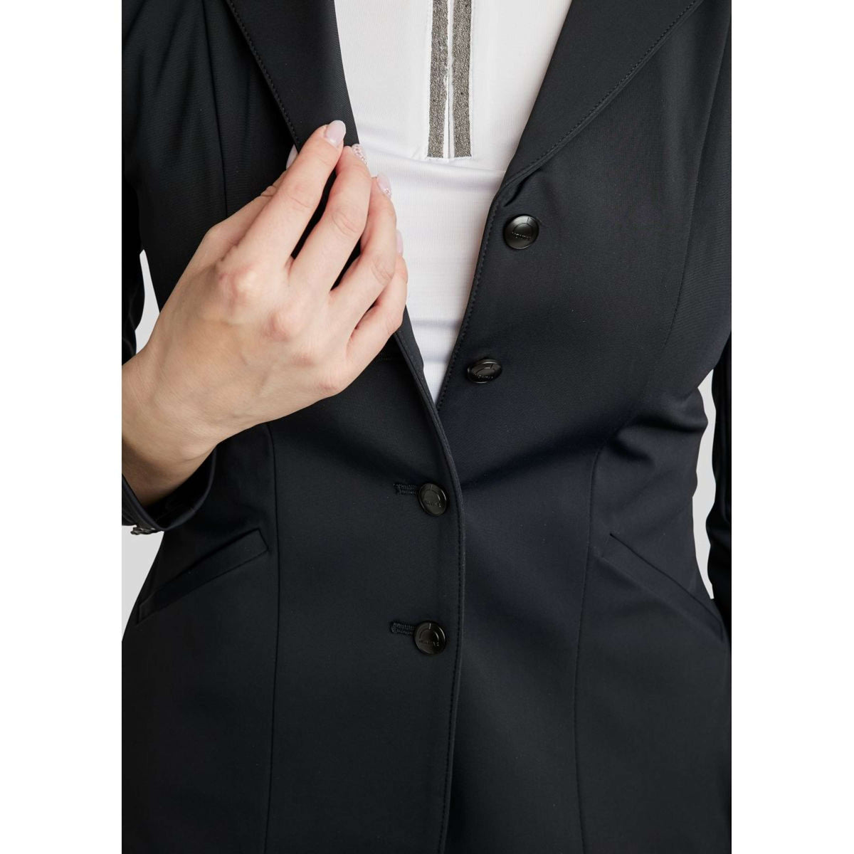 Montar Chaqueta de Competición Bonnie Crystal Negro