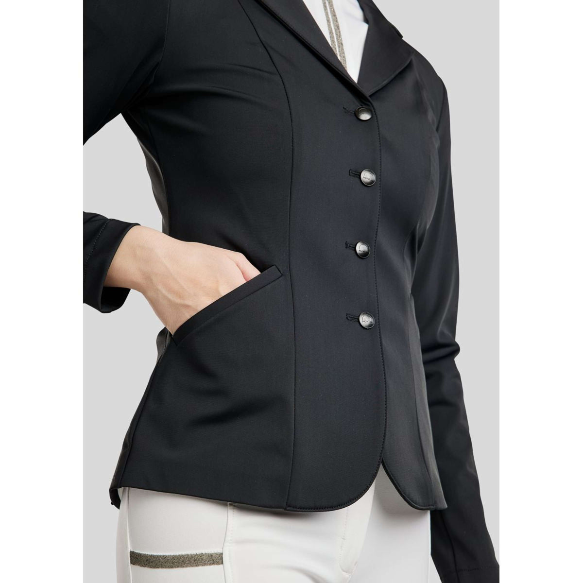 Montar Chaqueta de Competición Bonnie Crystal Negro