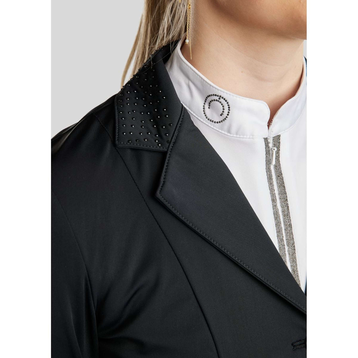 Montar Chaqueta de Competición Bonnie Crystal Negro