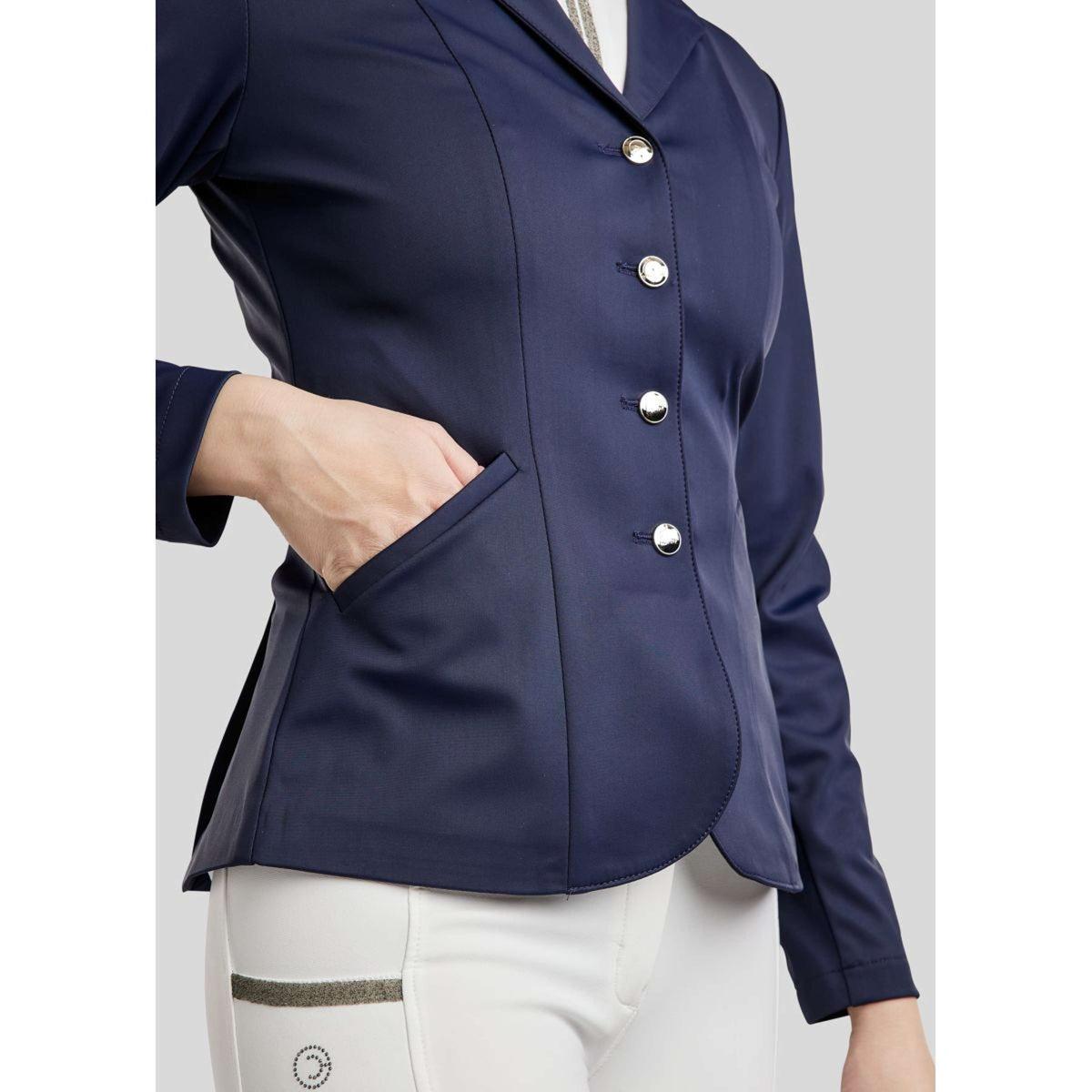 Montar Chaqueta de Competición Bonnie Crystal Navy