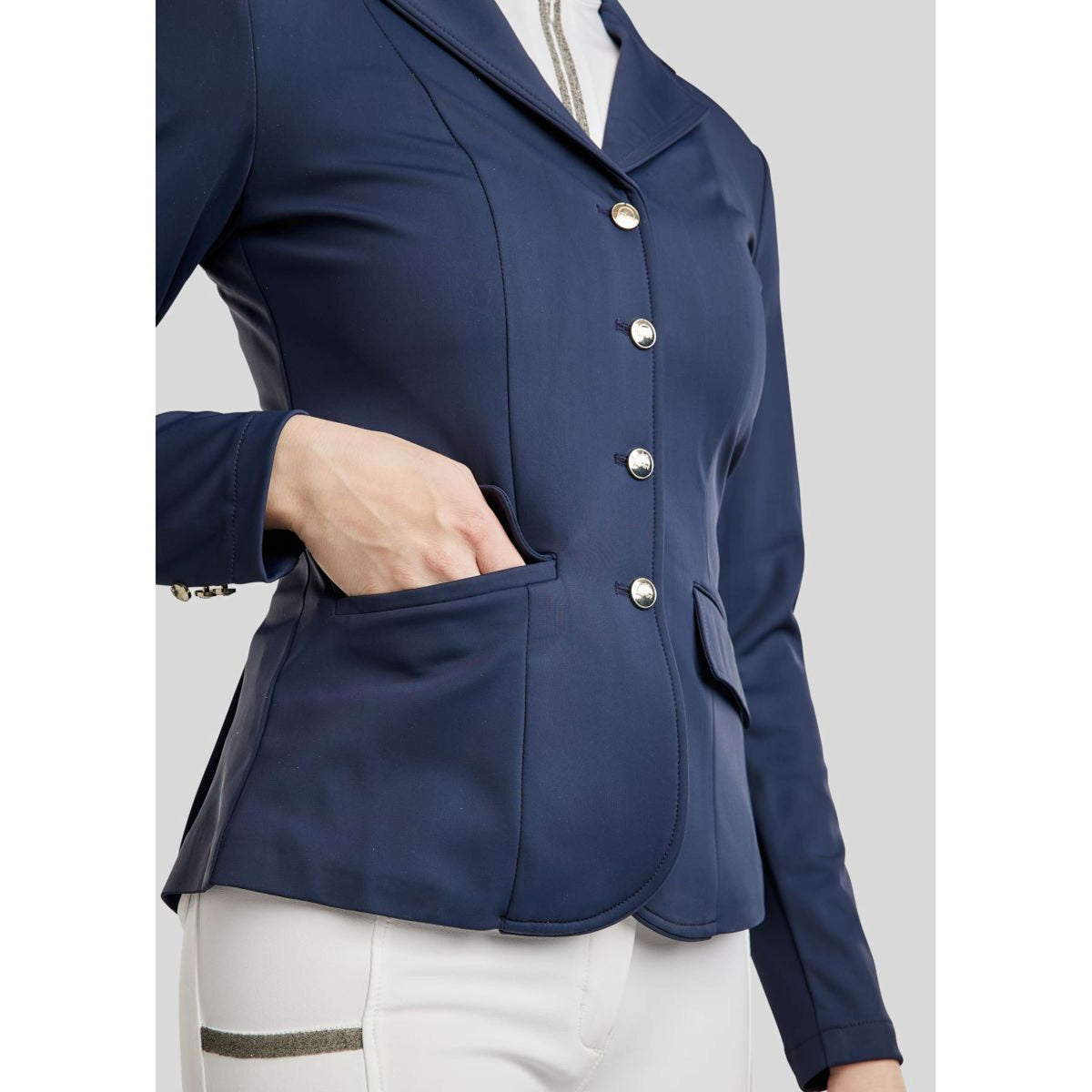 Montar Chaqueta de Competición Kathy Classic Azul Marino Oscuro