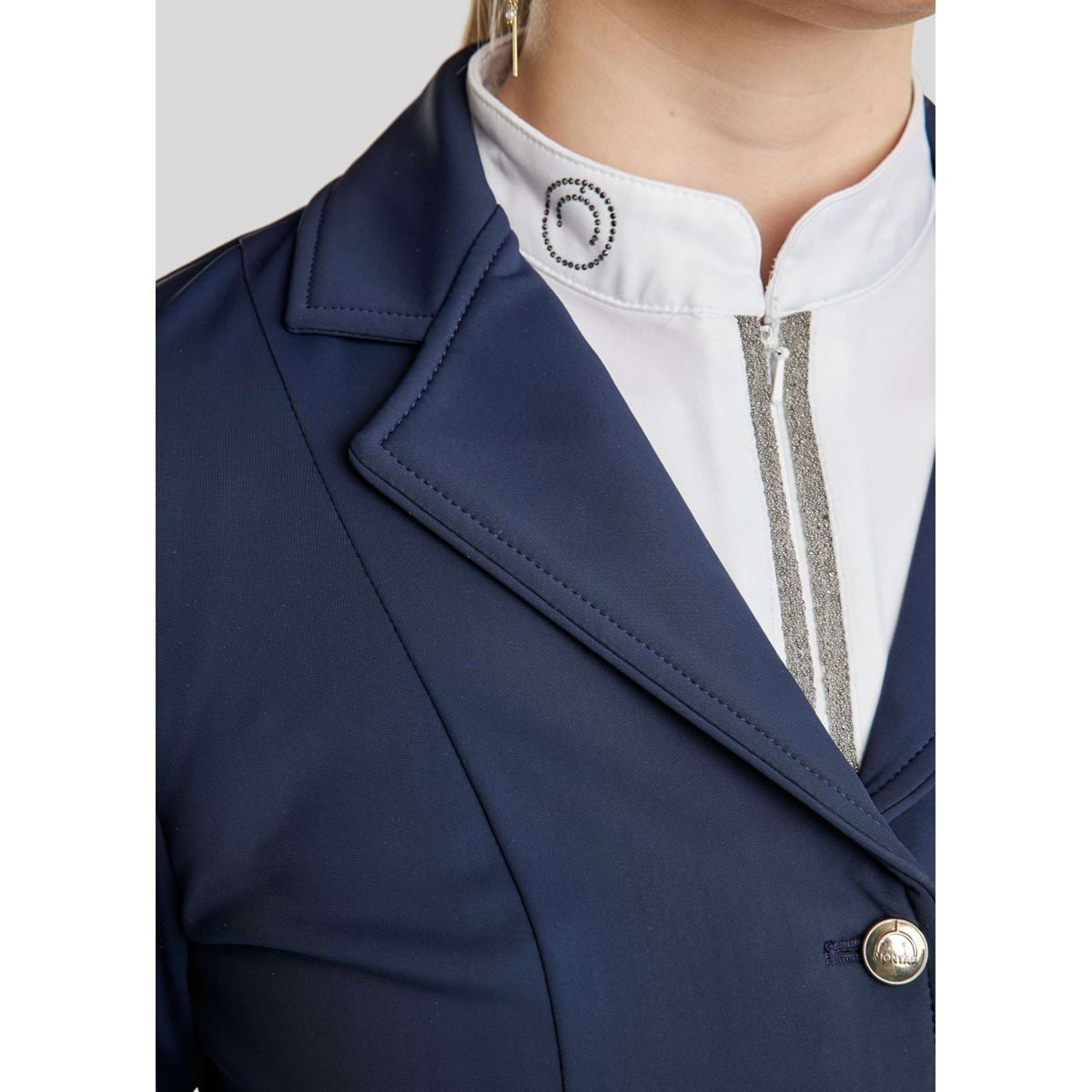 Montar Chaqueta de Competición Kathy Classic Azul Marino Oscuro