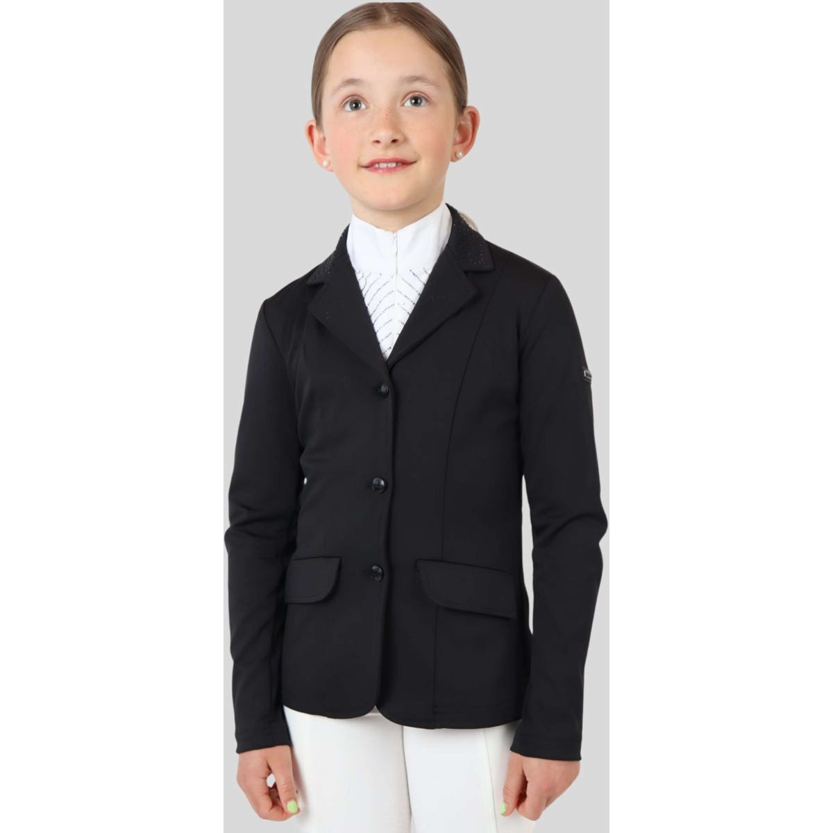 Montar Chaqueta de Competición Crystals Junior Negro