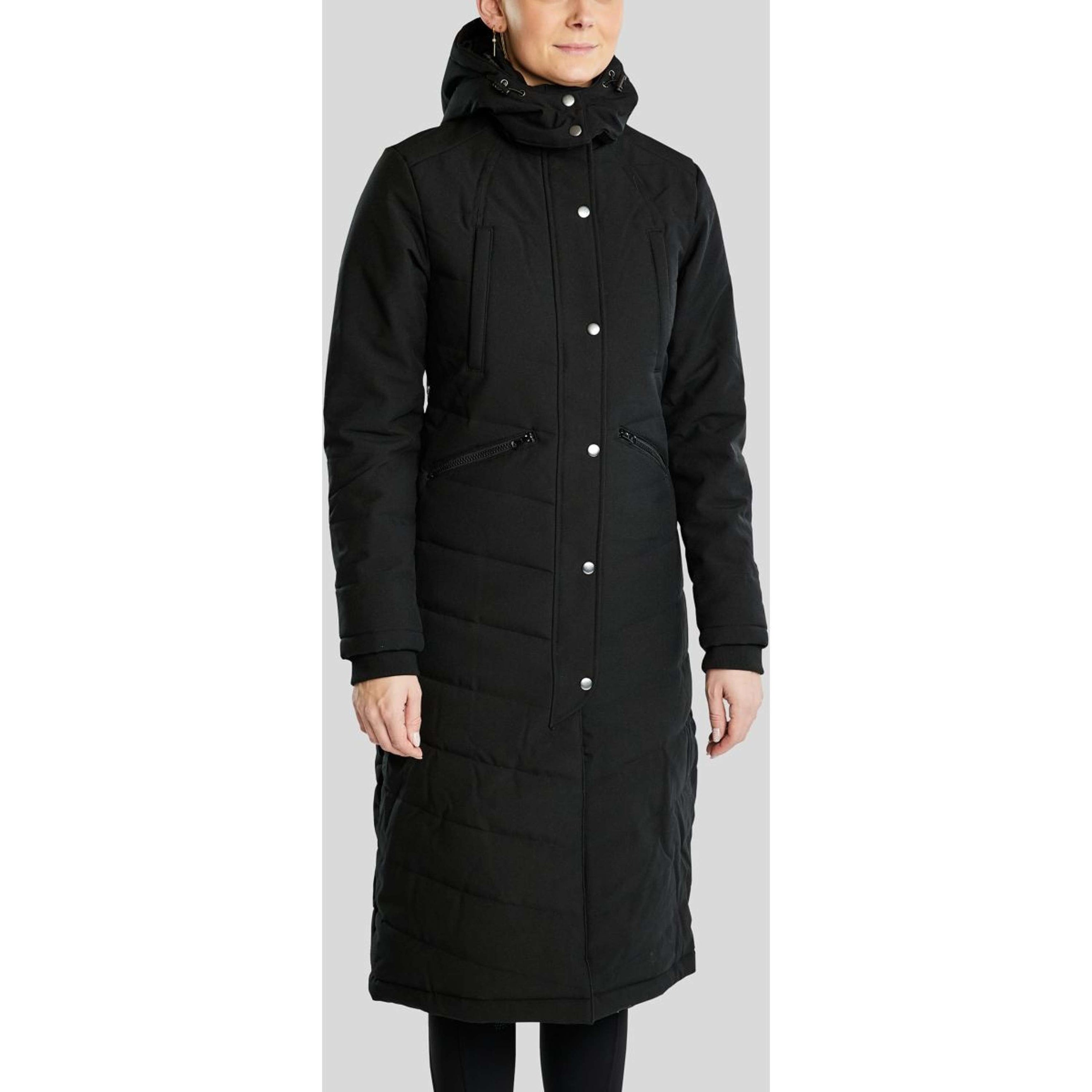 Montar Chaqueta Dicte Extra Largo Negro