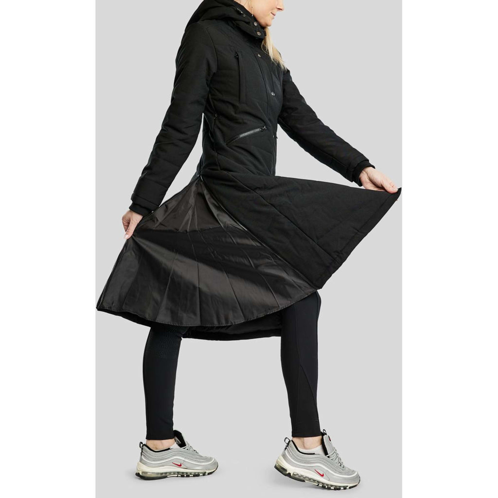 Montar Chaqueta Dicte Extra Largo Negro