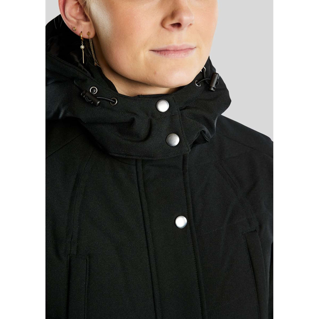 Montar Chaqueta Dicte Extra Largo Negro
