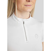Montar Shirt Everly Crystal Logo Lange Mouwen Blanco