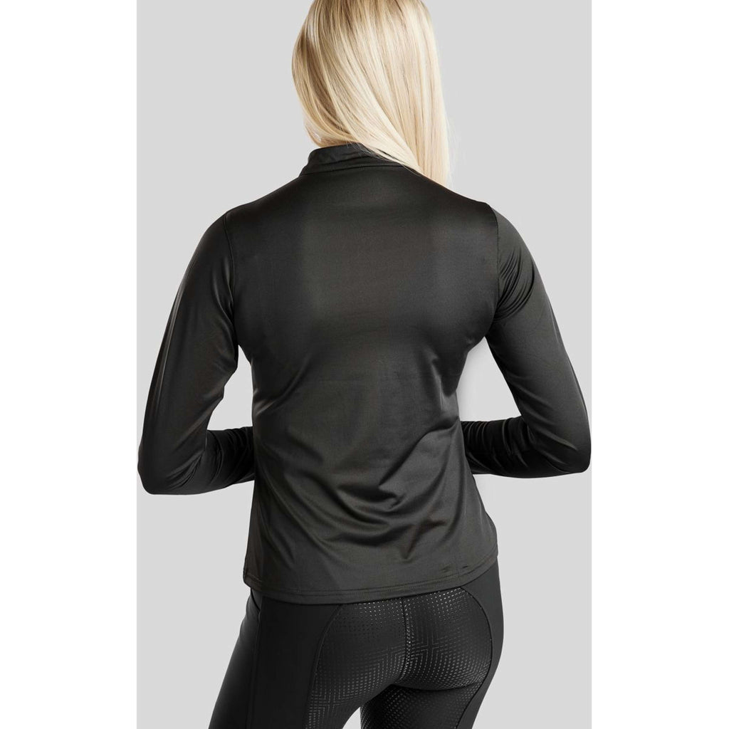 Montar Polo Everly Crystal Logo Mangas Largas Negro
