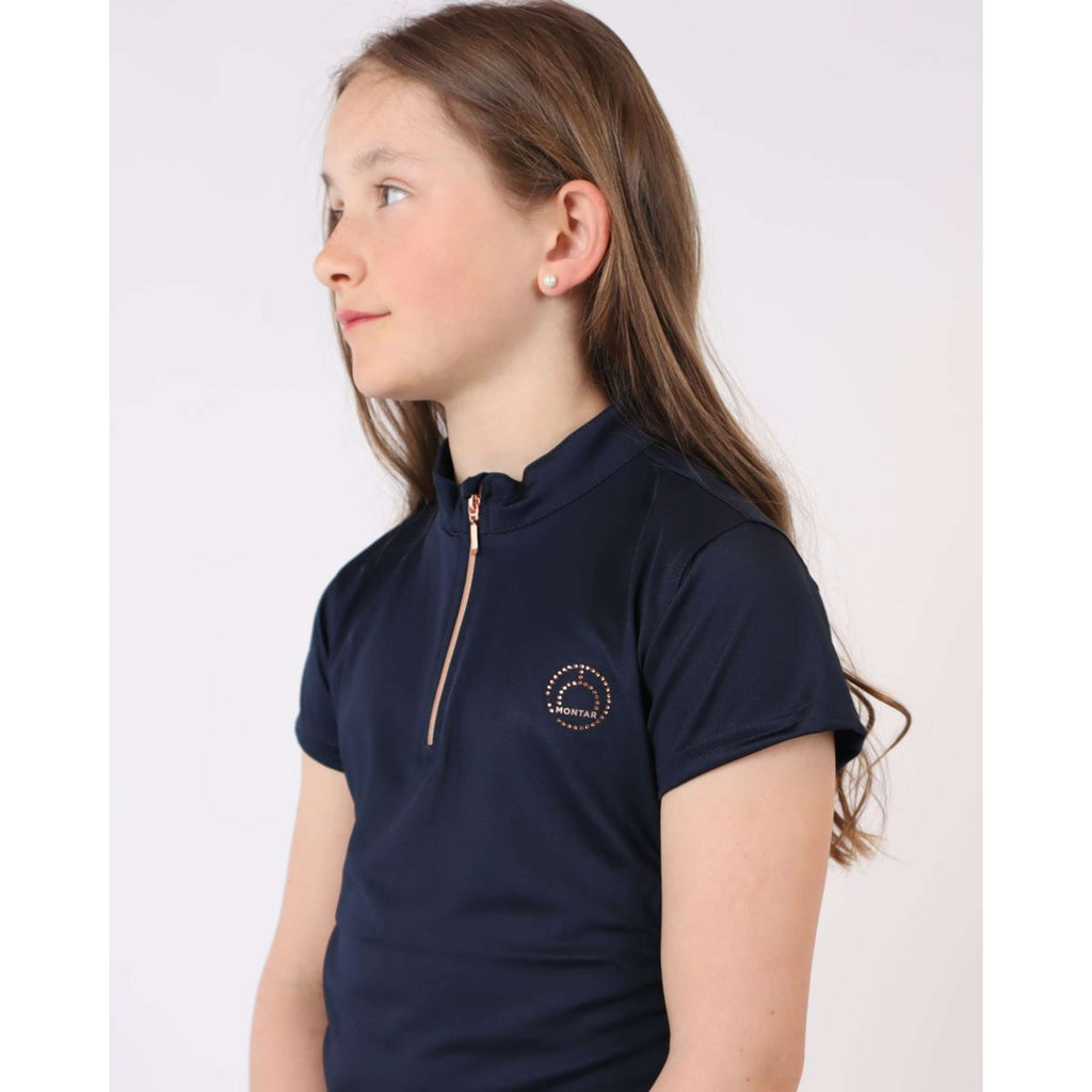 Montar Polo Everly Rosegold Junior Navy