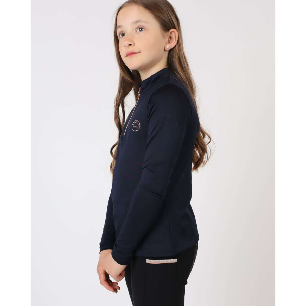 Montar Shirt Everly Rosegold Junior Navy