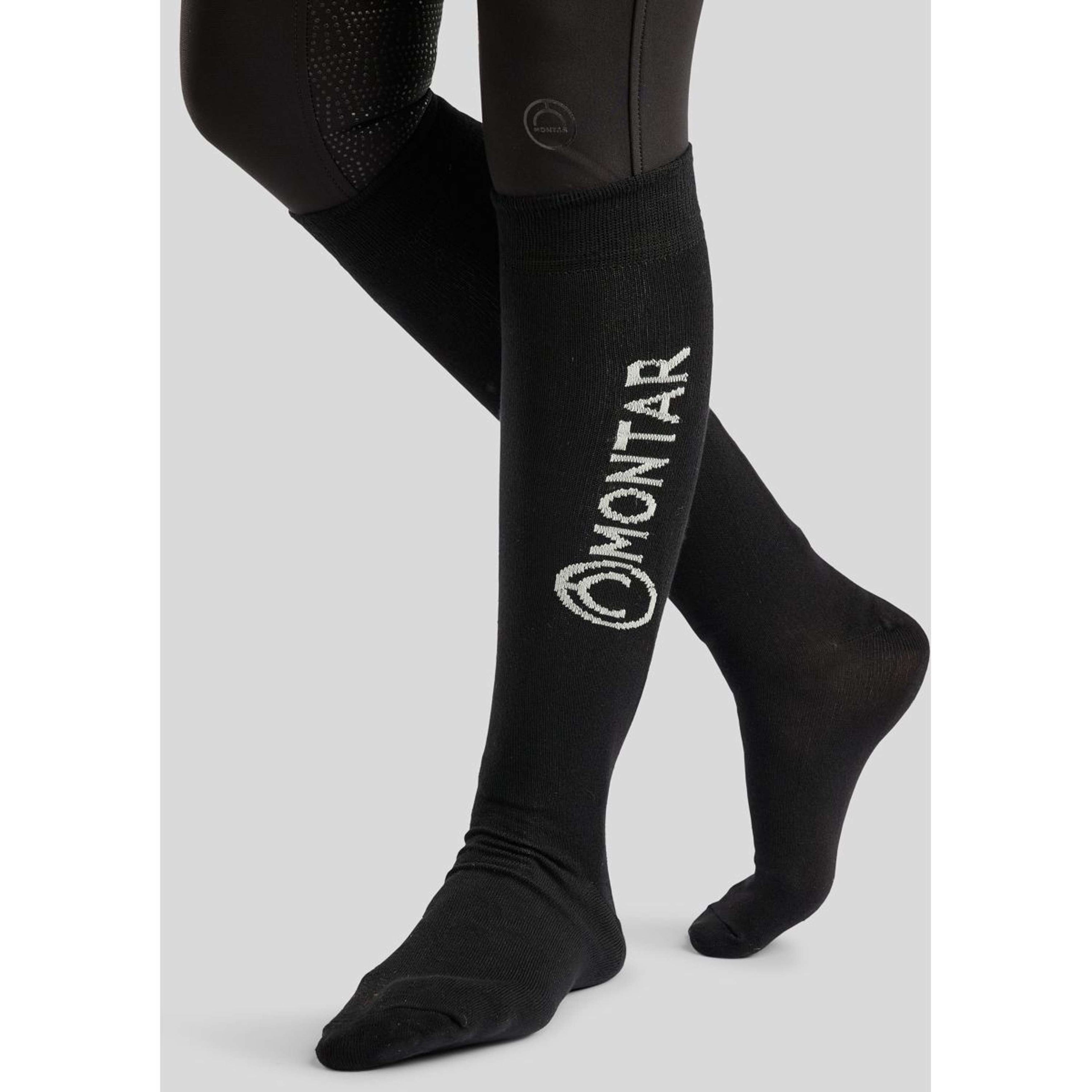 Montar Calcetines con Logo Negro