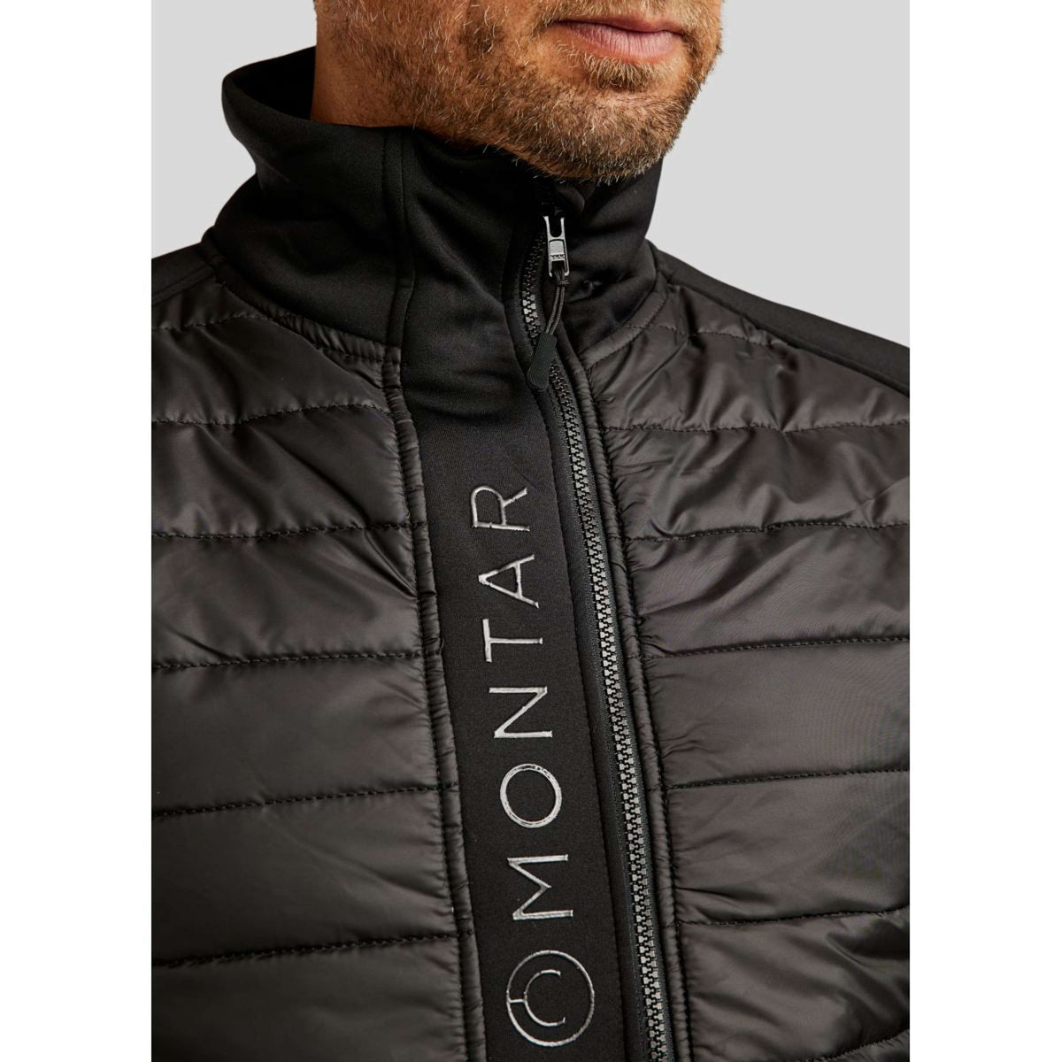Montar Chaqueta Emanuel Quilt Negro