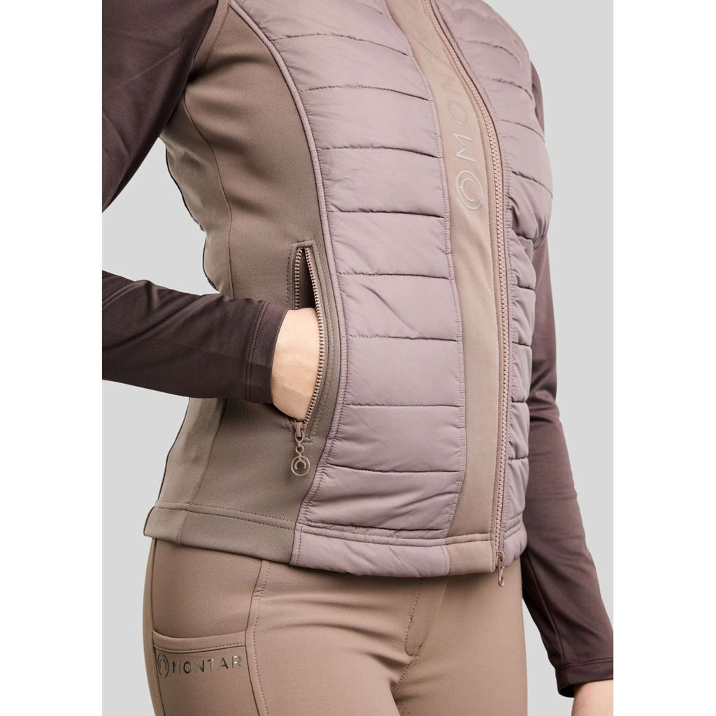Montar Chaleco Emma Quilt Nougat Brown