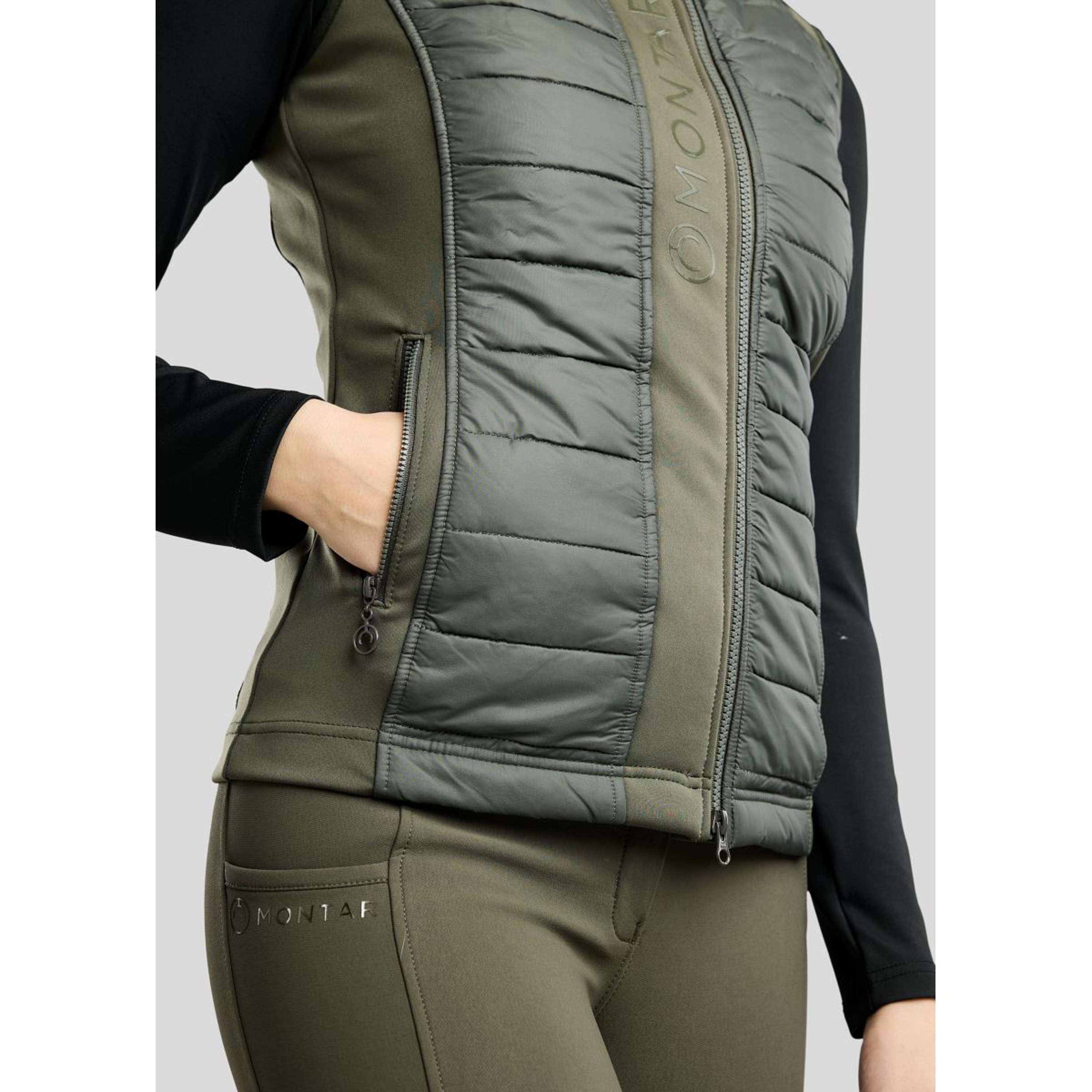 Montar Chaleco Emma Quilt Forest Green