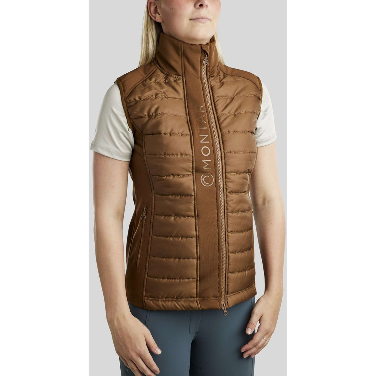 Montar Chaleco Emma Quilt Toffee