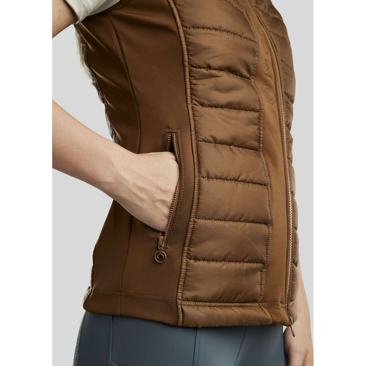 Montar Chaleco Emma Quilt Toffee