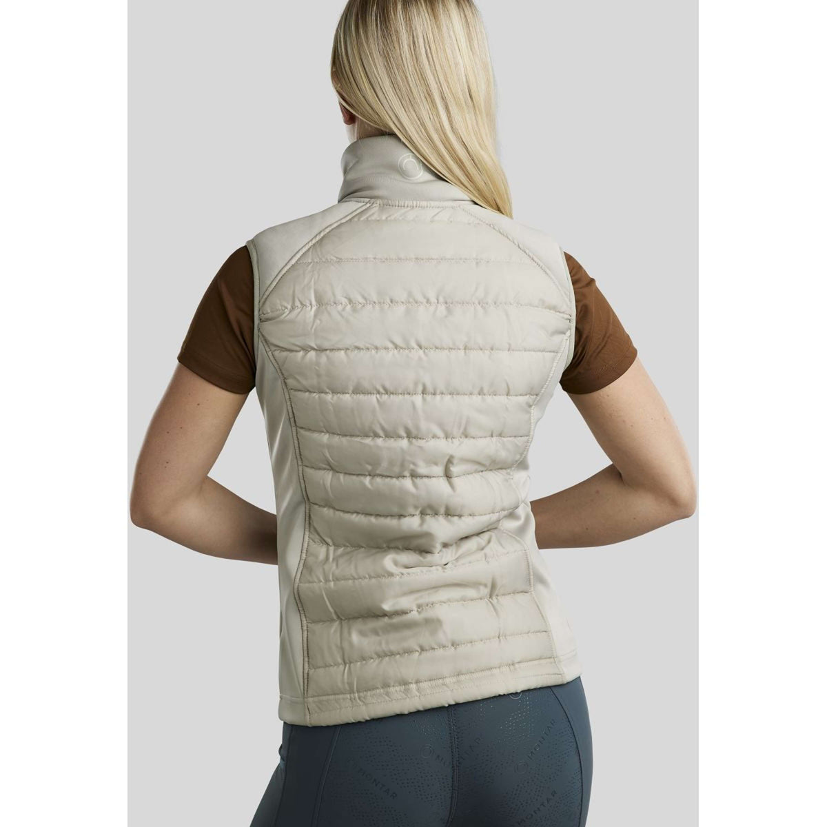 Montar Chaleco Emma Quilt Gris Plateado