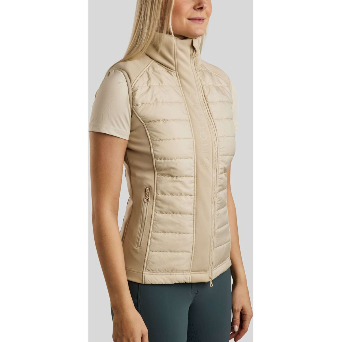Montar Chaleco Emma Quilt Warm Light Grey