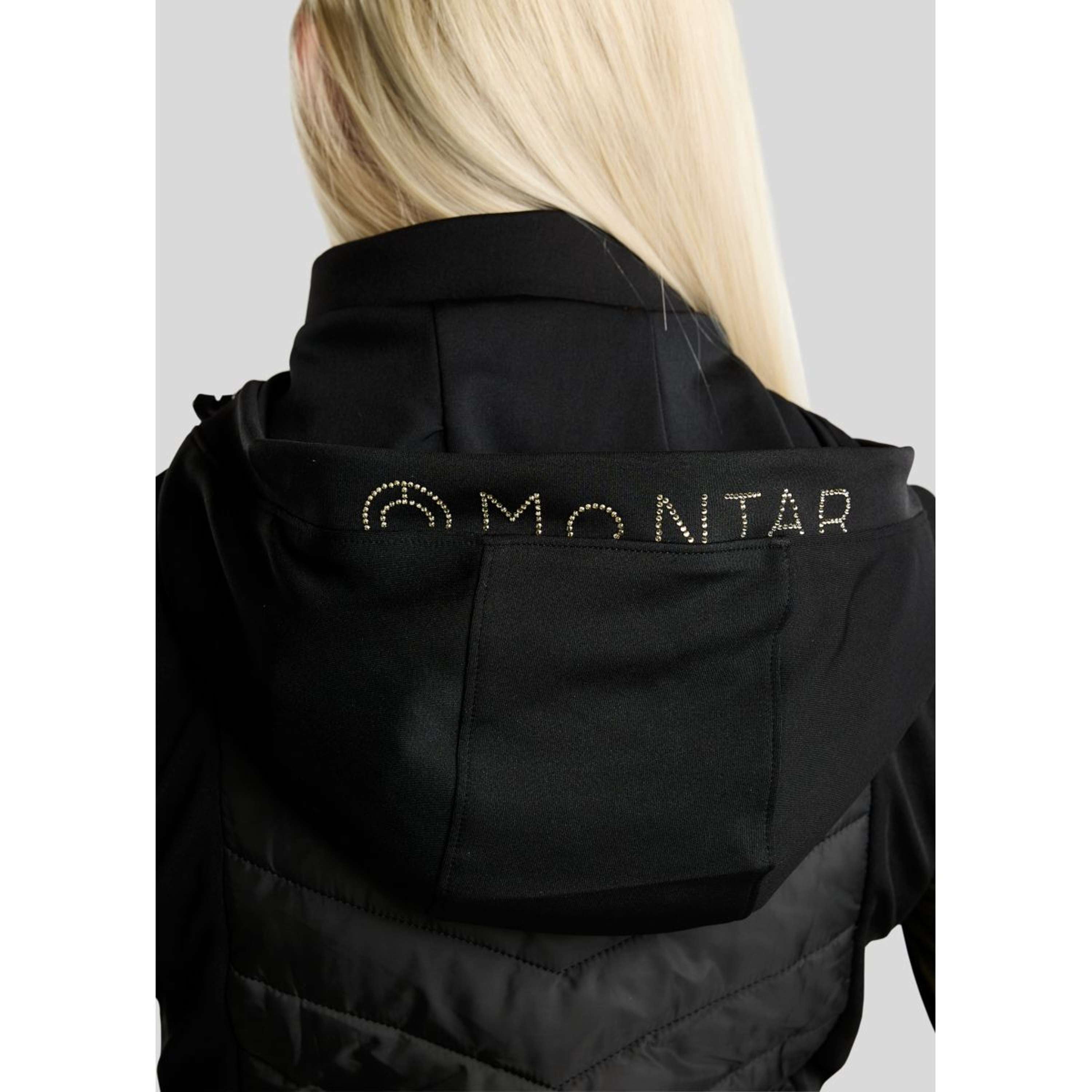 Montar Chaleco MoEverline Hybrid Detachable Hood Golden Quartz Crystals Negro