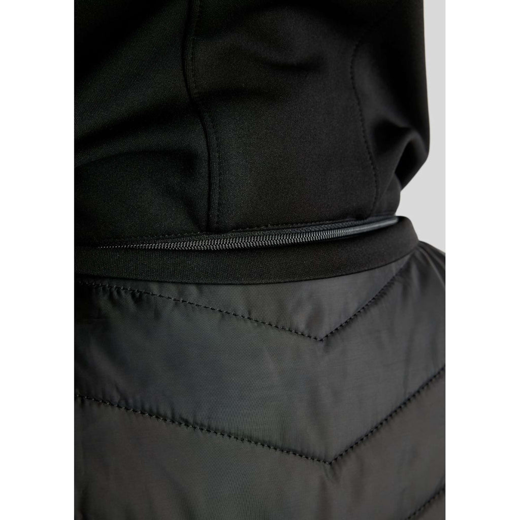 Montar Chaleco MoEverline Hybrid Detachable Hood Golden Quartz Crystals Negro