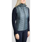 Montar Chaleco MoEverline Hybrid Detachable Hood Golden Quartz Crystals Dark Slate