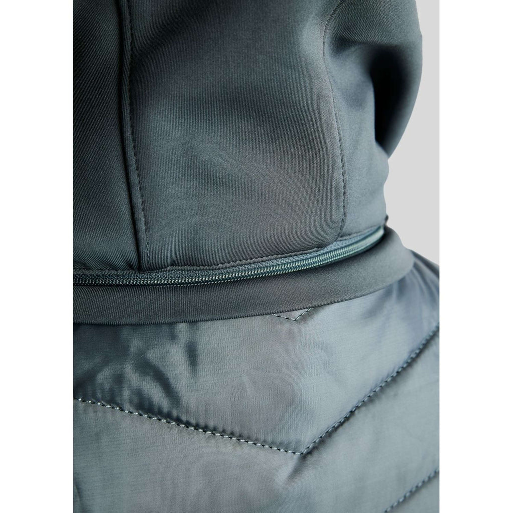Montar Chaleco MoEverline Hybrid Detachable Hood Golden Quartz Crystals Dark Slate