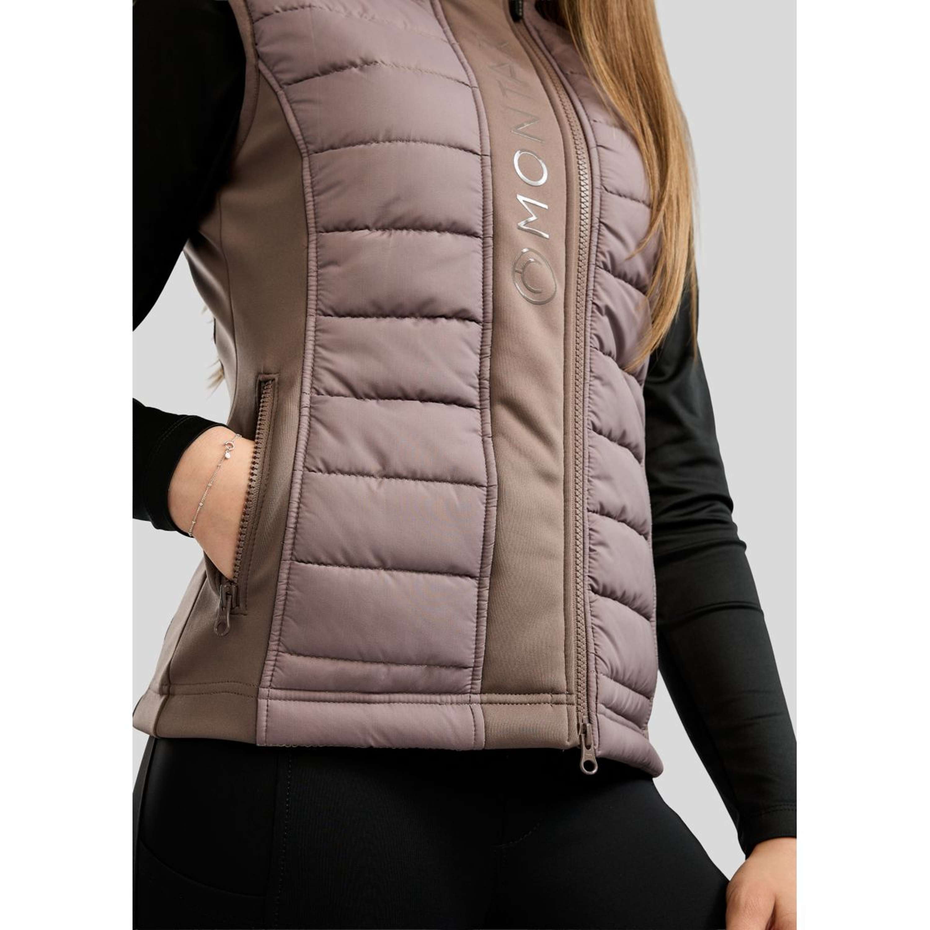 Montar Chaleco Emma Quilt Kids Nougat Brown