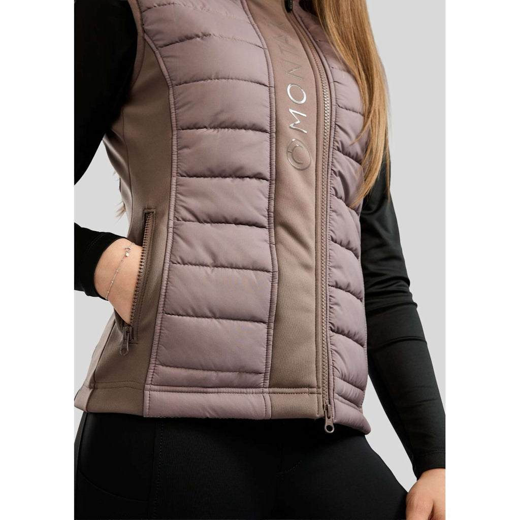 Montar Chaleco Emma Quilt Kids Nougat Brown