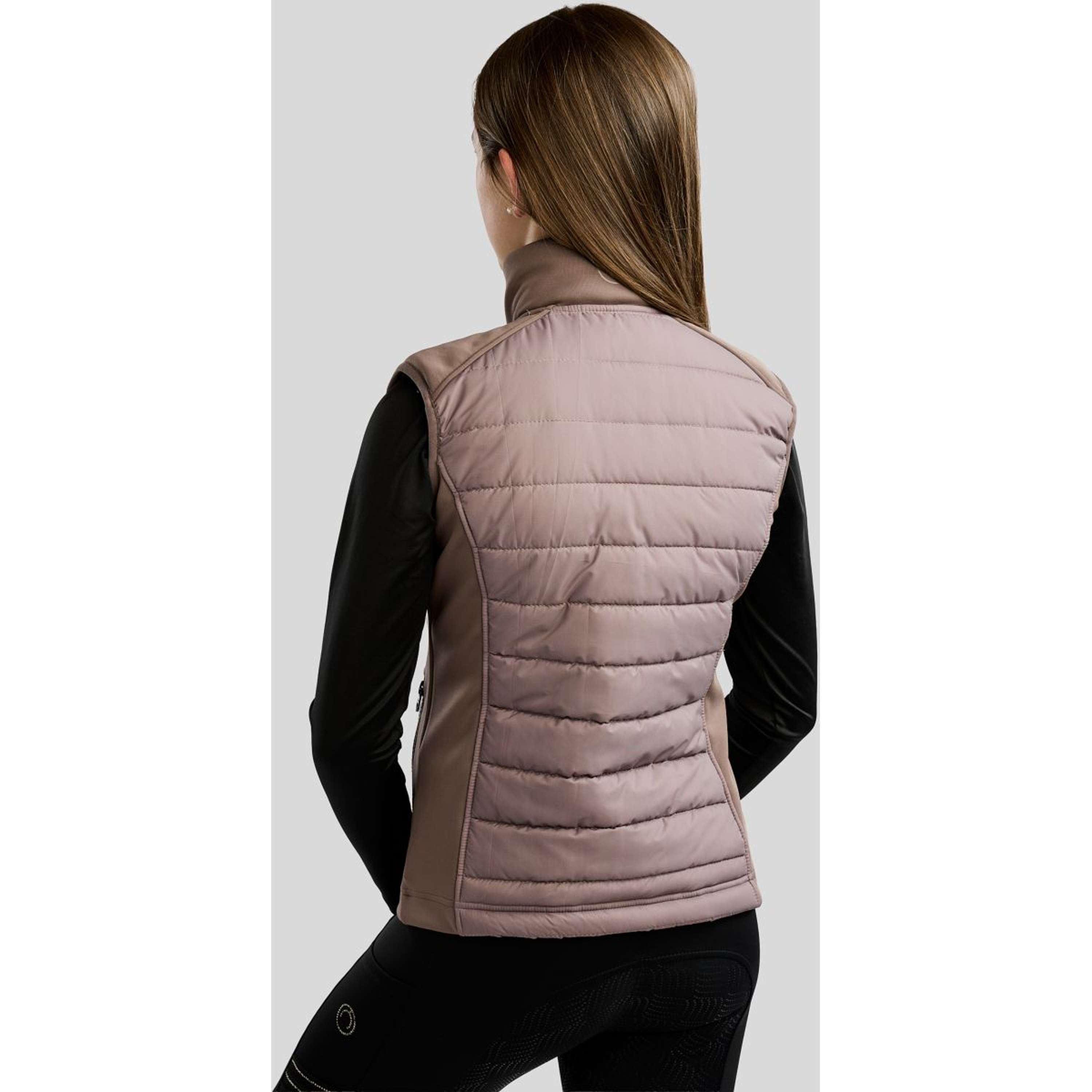 Montar Chaleco Emma Quilt Kids Nougat Brown