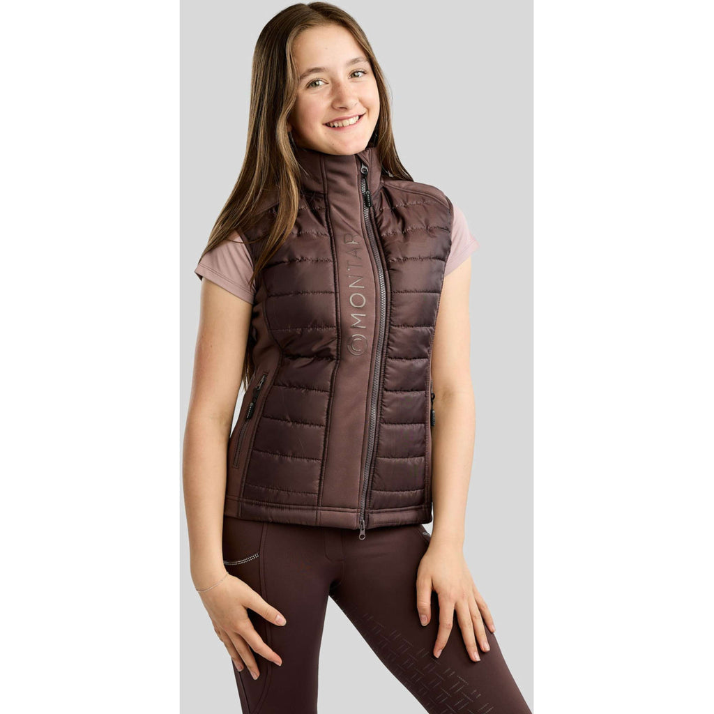 Montar Chaleco Emma Quilt Kids Black Peony